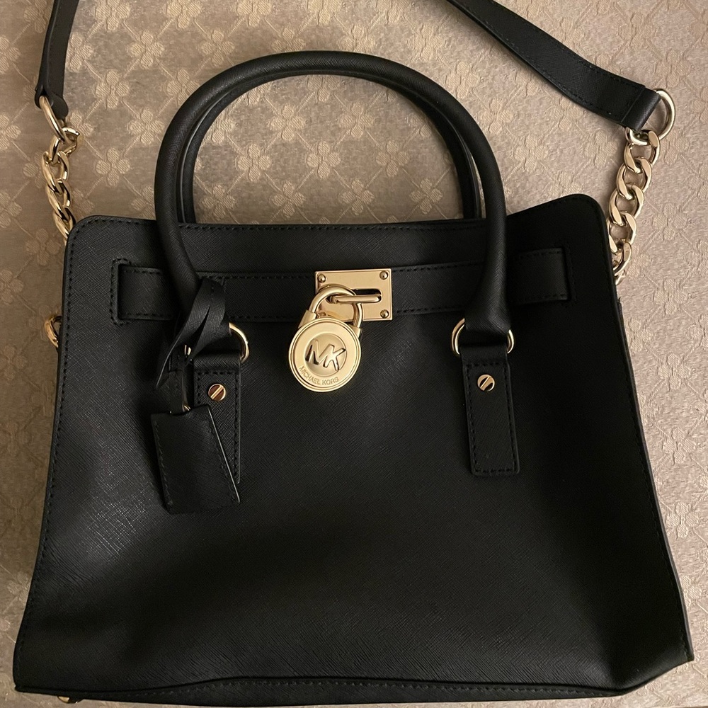 Michael Kors Hamilton Leather Satchel